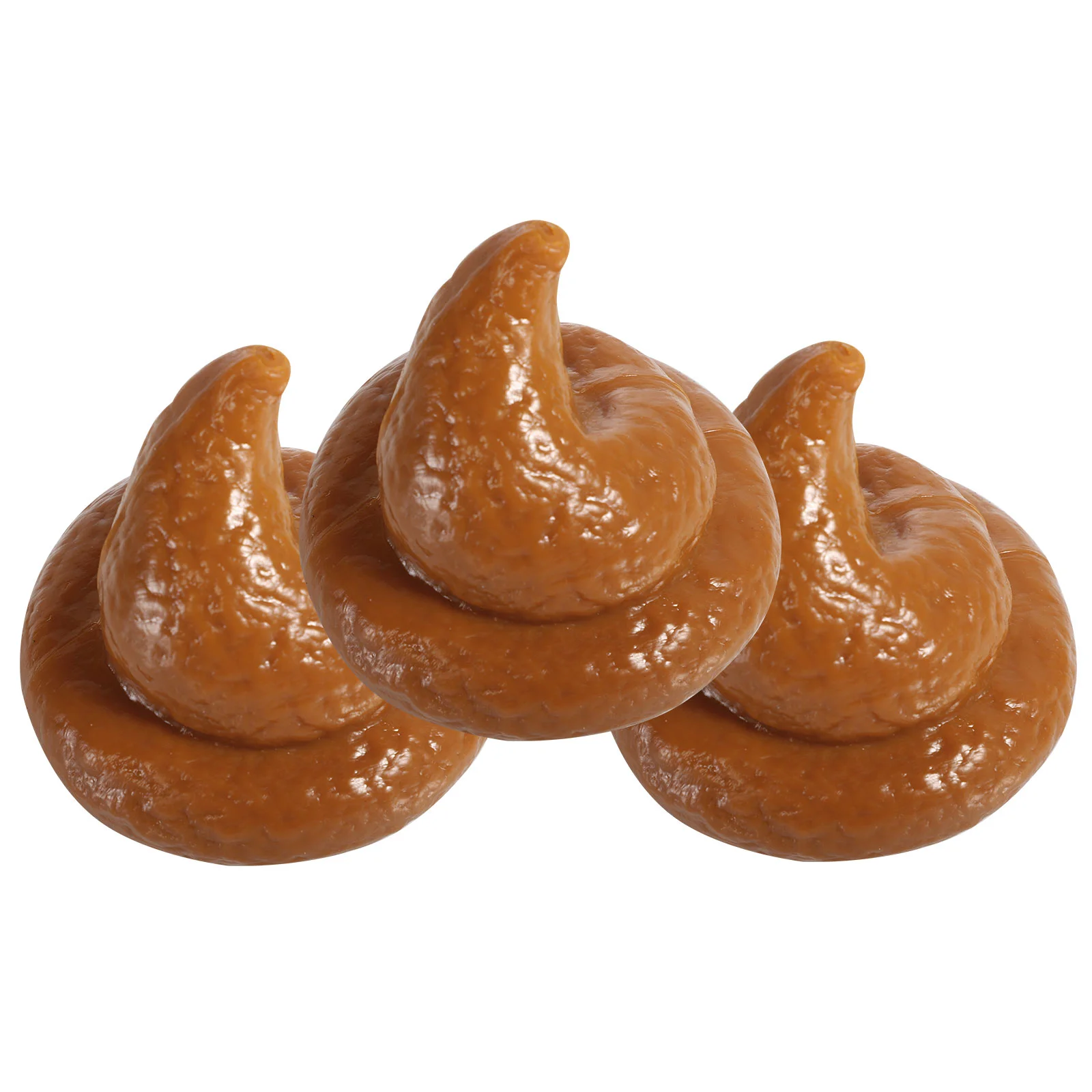 

3 Pcs Decor Simulation Poop Imitation Festival Trick Props Simulated Plaything Stress Reliever Toy Decompression
