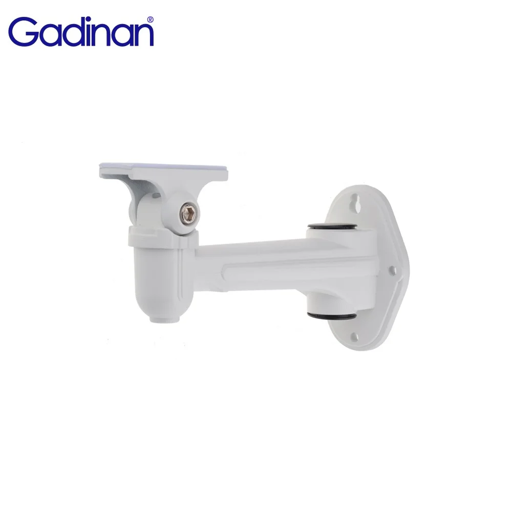 

Gadinan Indoor Outdoor Bracket Accessories Aluminum Metallic Silver Bracket For Bullet Camera CCTV Wall Mount Stand IP Camera