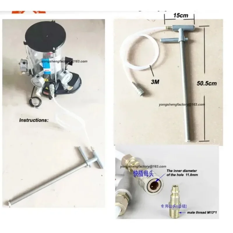 Factory Direct Manual Oil Pump Punch Press Manual Grease Refueling Gun Grease Fill Tool