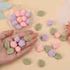 LOFCA 30Pcs Rose Silicone Beads Flower Focal Bead BPA Free Baby Teething Bead DIY Accessories For Pacifier Chain Jewelry Making 4