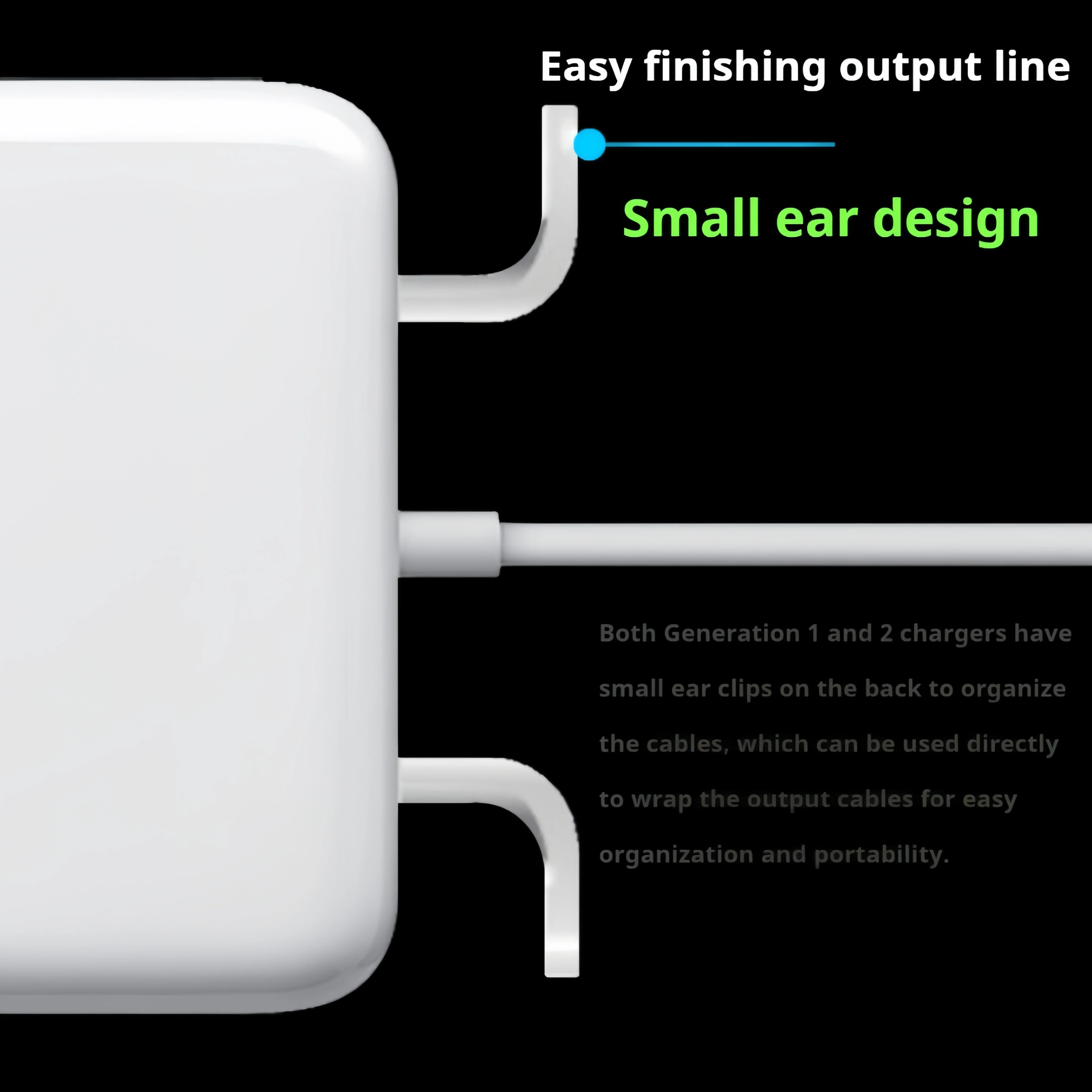 60W MagSafe1 L-Head Charger For Pro A1181/A1278 & Book Air 16.5V 3.65A Replacement Adapter | Safety Magnetic Plug_voghion.com