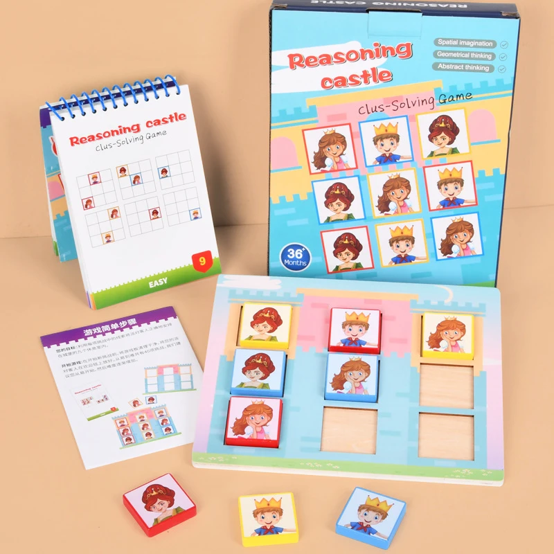 

Children Logical Reasoning Board Games Tasks Matching Clearance Clues Intelligence Education Thinking Games Chess Toys For Kids