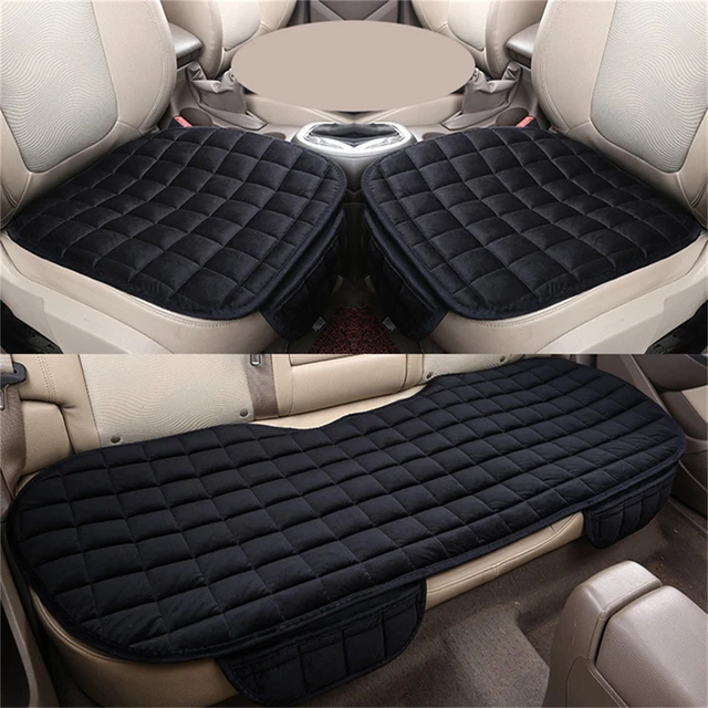 Car Seat Cover Front Rear Fabric Cushion Breathable Car Seat