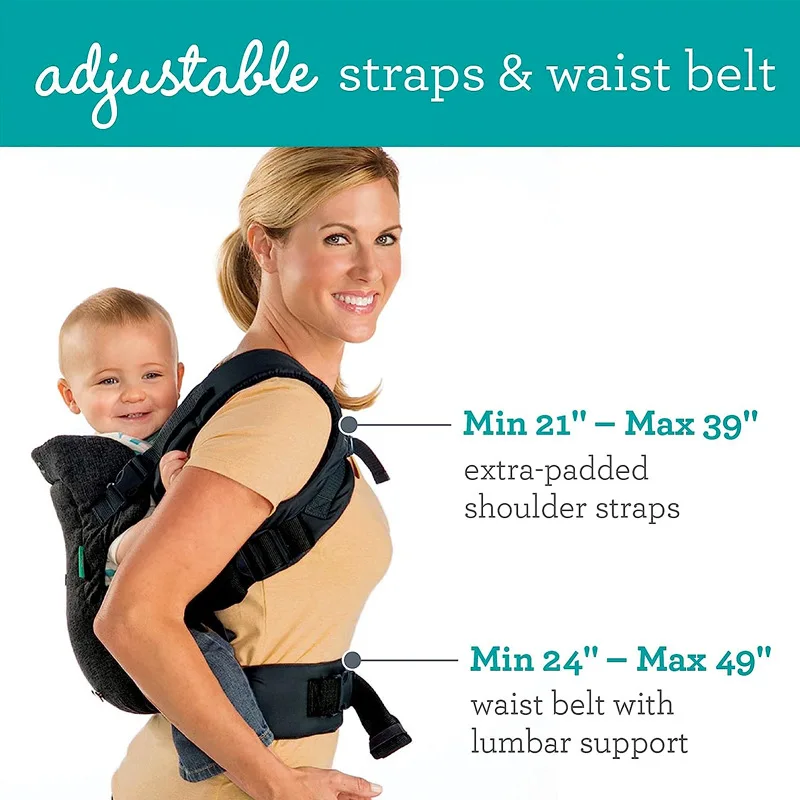 4 In 1 Multifunction Baby Carrier Front Facing Infant Sling Wrap Baby Kangaroo Bag Washable Lumbar Stool Baby Carrier Strap 2