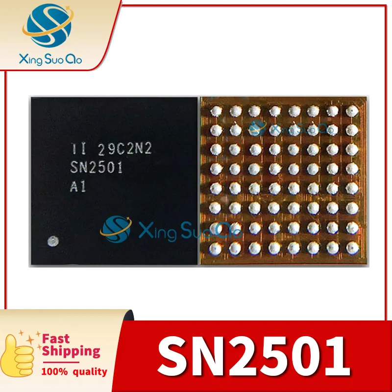 

10pcs/Lot SN2501 SN2501A1 U3300 63pin TIGRIS T1 charging charger ic chip for iphone 8 8plus X