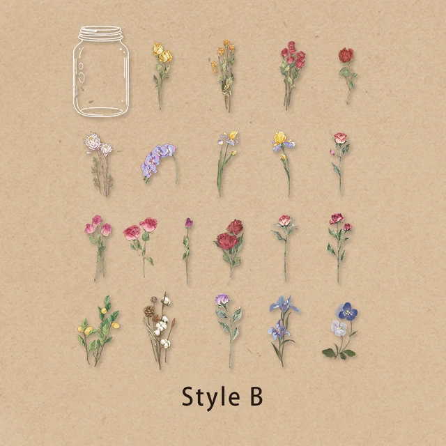 Mr.paper 6 Styles 20 Pcs Periodical Ins Washi Stickers Book for Kids Gift DIY Scrapbooking Decals Diary Ablum Stationery B