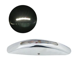 2PCS Anheart Boat LED Courtesy Light  Marine Cabin Light Warm White /Blue ，Zinc Alloy Housing Surface Mount 12 Volts