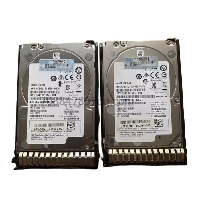 

original 100% authentique 781577-001 781516-B21 600GB SAS 10K 2.5 12G Gen9