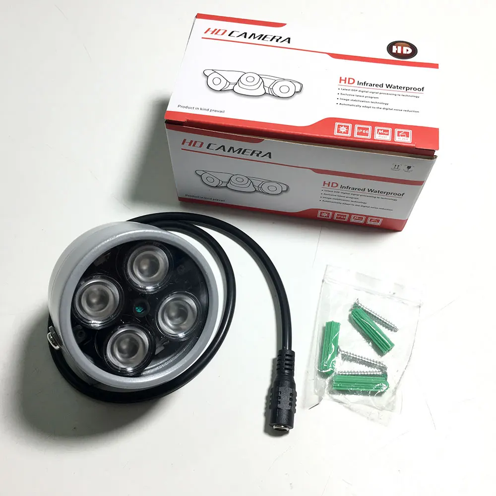 IR led illuminator mini CCTV 4 array IR waterproof night vision for ip camera