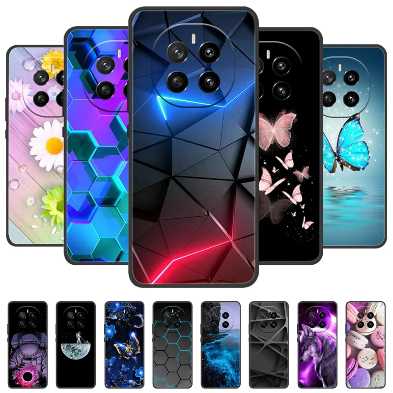 Luxury Painted Silicone Phone Case - Protective Back Cover