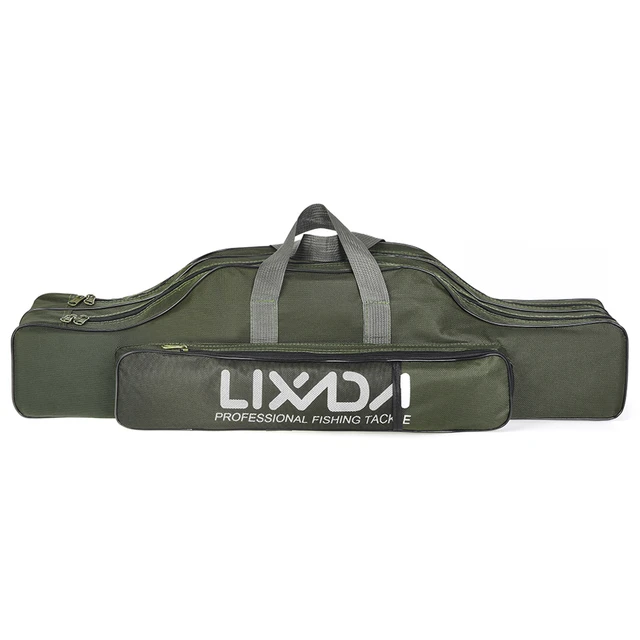 Lixada 80/150/210cm Fishing Bag Oxford Cloth Folding Fishing Rod Reel Bag  Fishing Tackle Storage