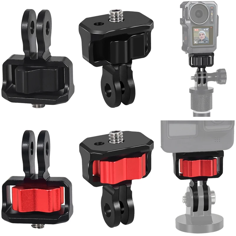 

1/4 Screw Converter Mini Tripod Adapter for Gopro 11 10 9 8 7 Eken Sjcam Insta360 X2 X3 R DJI Action Camera Gopro Accessories