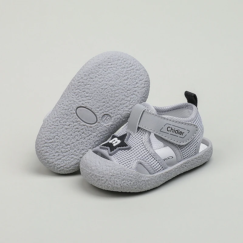 Baby Boys Girls Summer Sandals Non-slip Soft Sole Toddler Sandals Breathable Sweat