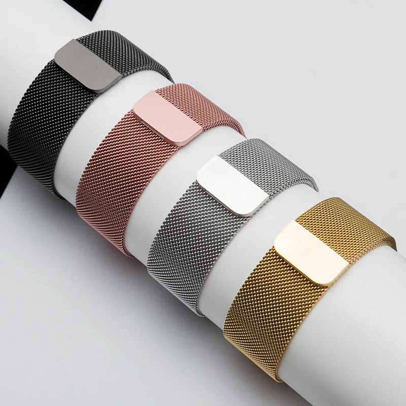 รูปสินค้า สายรัดข้อมือแม่เหล็ก Apple Watch ปรับได้ 44-49 มม.