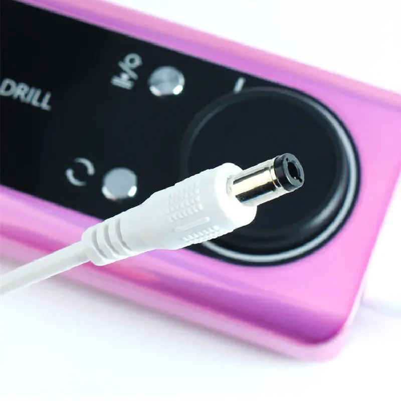Double-ended Nail Sander Handle Connection Cabl DC Port Nail Sander Replace Spring Wire Double-headed 1/1.5M Universal Nail Line 4