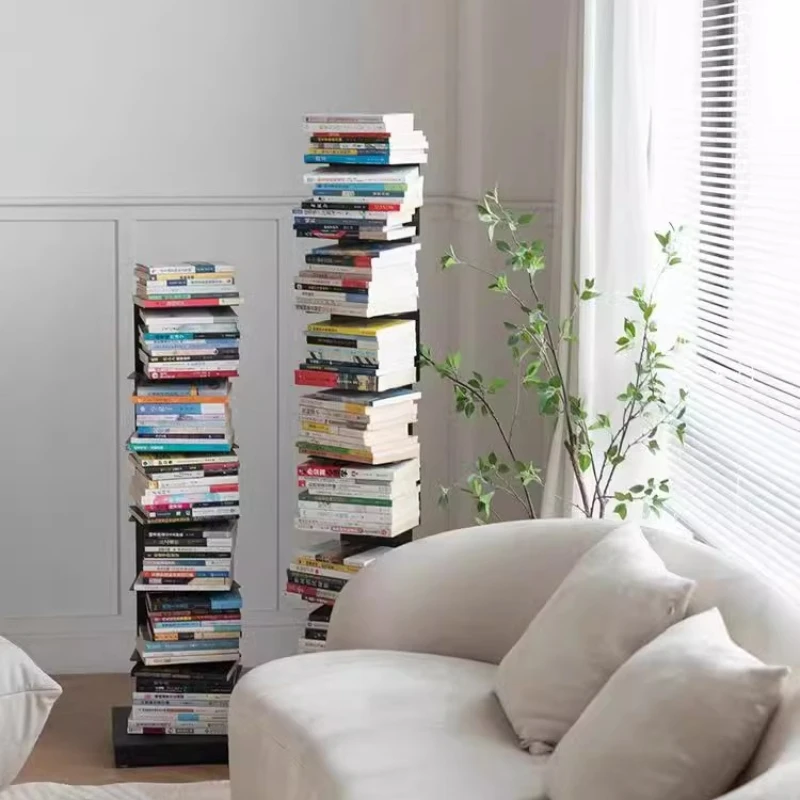 Black Small Bookcases White Decor Books Cabinet Display Industrial Bookcases Metal Modern Estante Para Livros Room Furniture