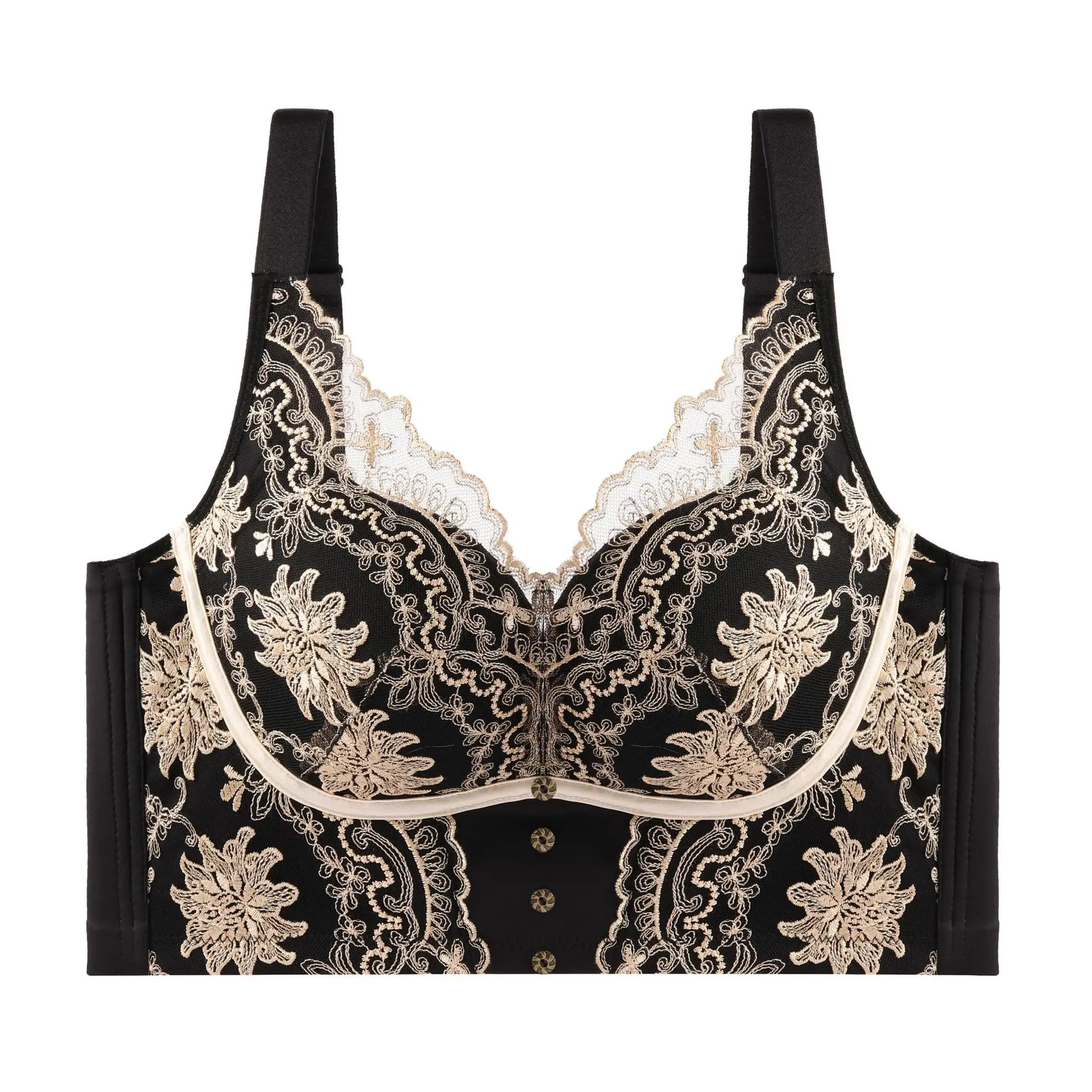 Hot Full cup thin underwear small bra plus size wireless adjustable lace Women's bra breast cover A B C cup Large size Lace Bras