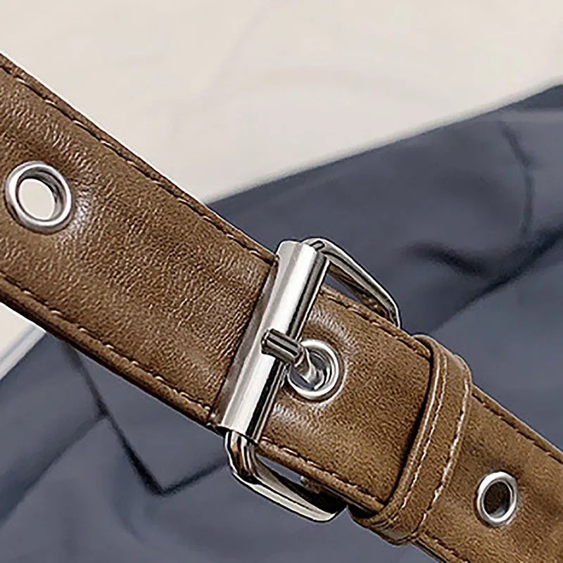 Korean Version Women'S Shoulder Bag Fashion Casual Large Capacity Tote Bag Autumn Winter Brown Crossbody Bag Black Handbag