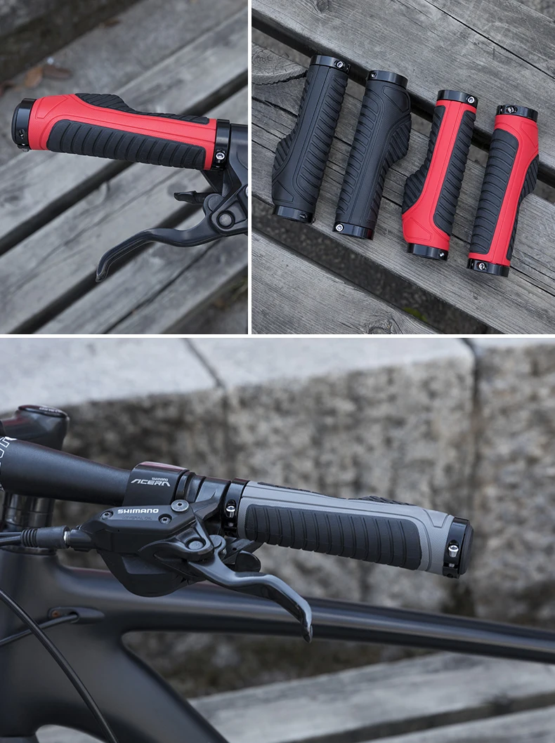 Bicycle Grips Mountain Road Cycling Bike Handlebar Cover Grips Smooth Soft Rubbe