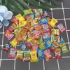 10PCS/Lot 1/6 Scale Dollhouse Miniature Resin Chips Model Mini Snack for Blyth BJD OB11 Doll House Decor Toys Accessories 2