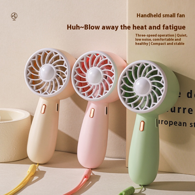 Durable - Powered Handheld Mini Fan: A Rainbow of Color Choices to Match Your Preferences