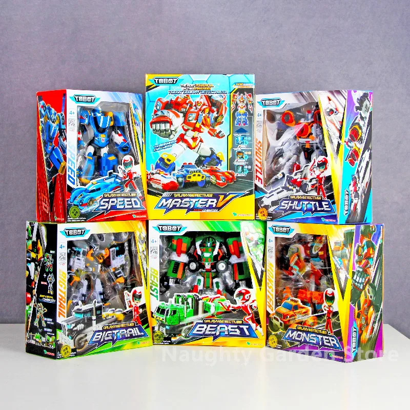 Original Color Box Tobot Deformation Robot Master V Ultimate