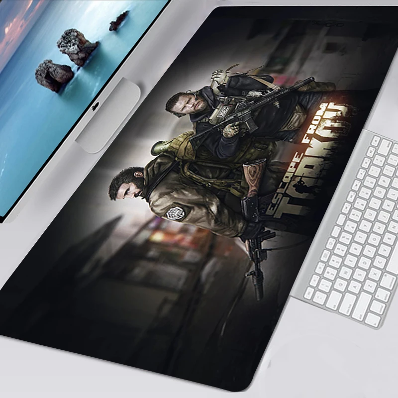 Mousepad Flucht Aus Tarkov Kawaii Gaming Zubehör Nicht-slip Maus Pad Gamer Mädchen Anime Mausepad Tastatur Matte Tapis De souris