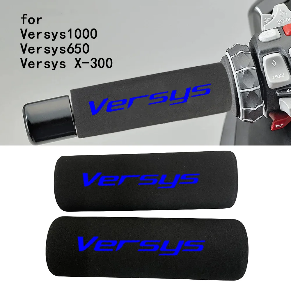 

Grips Motorcycle Anti-slip Handlebar Grip for Versys1000 Versys650 Versys X-300 Shockproof Handlebar Grip Sponge Cover