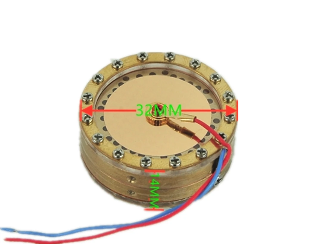 32MM capacitor microphone capsule DC bias DIY microphone pickup recording live broadcast capacitor microphone tube