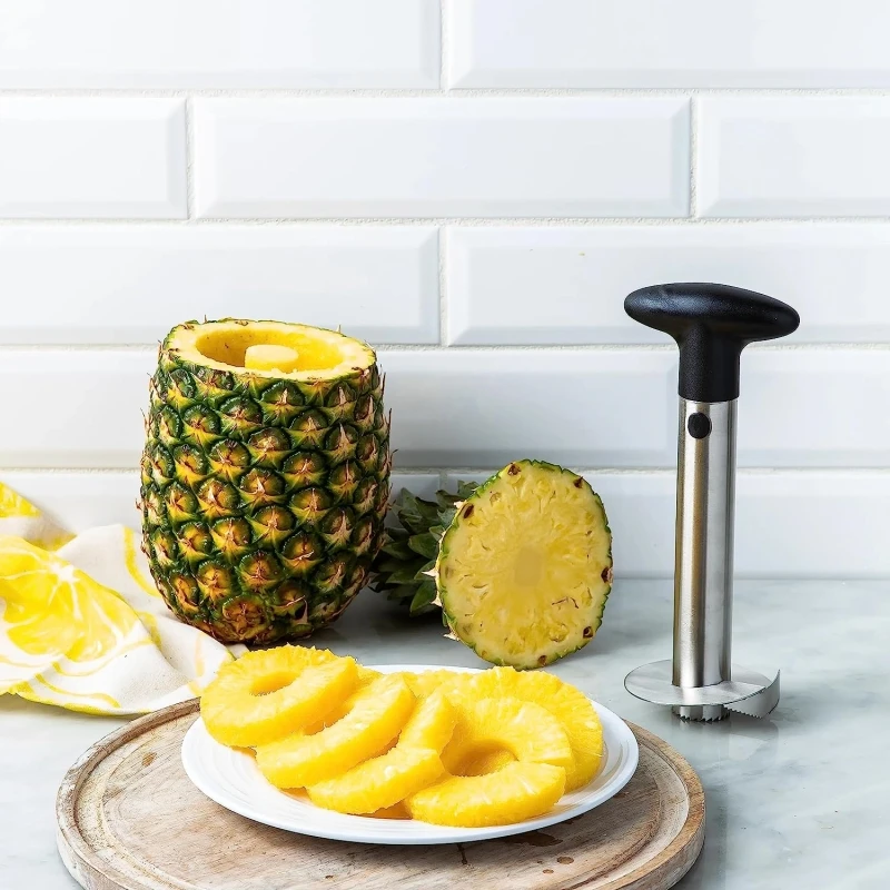 Pineapple Corer Upgraded Reinforced Thicker Blade Newness Premium Stainless  for sale online