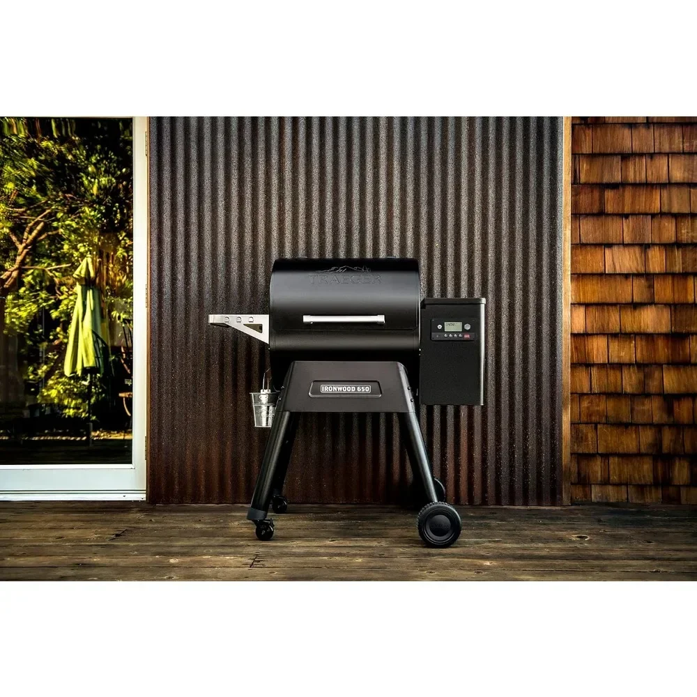 650 Electric Wood Pellet Grill and Smoker with WiFi and App Connectivity 6