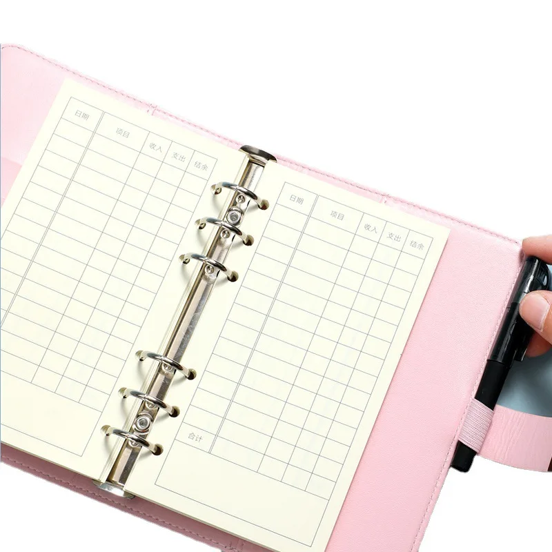 번호 잠금 회계 장부, 수동 계정, 상세 원장, 가정용 일일 비용, 일일 흐름, 재무 관리 포켓