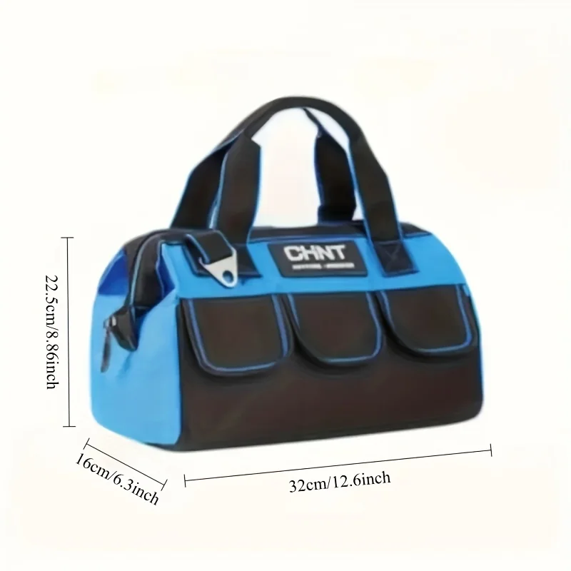 Multifunctional Tool Bag Thickened Large Capacity Waterproofed Wear-Resistant Toolkit MultiPocket Electrician Storage Bag