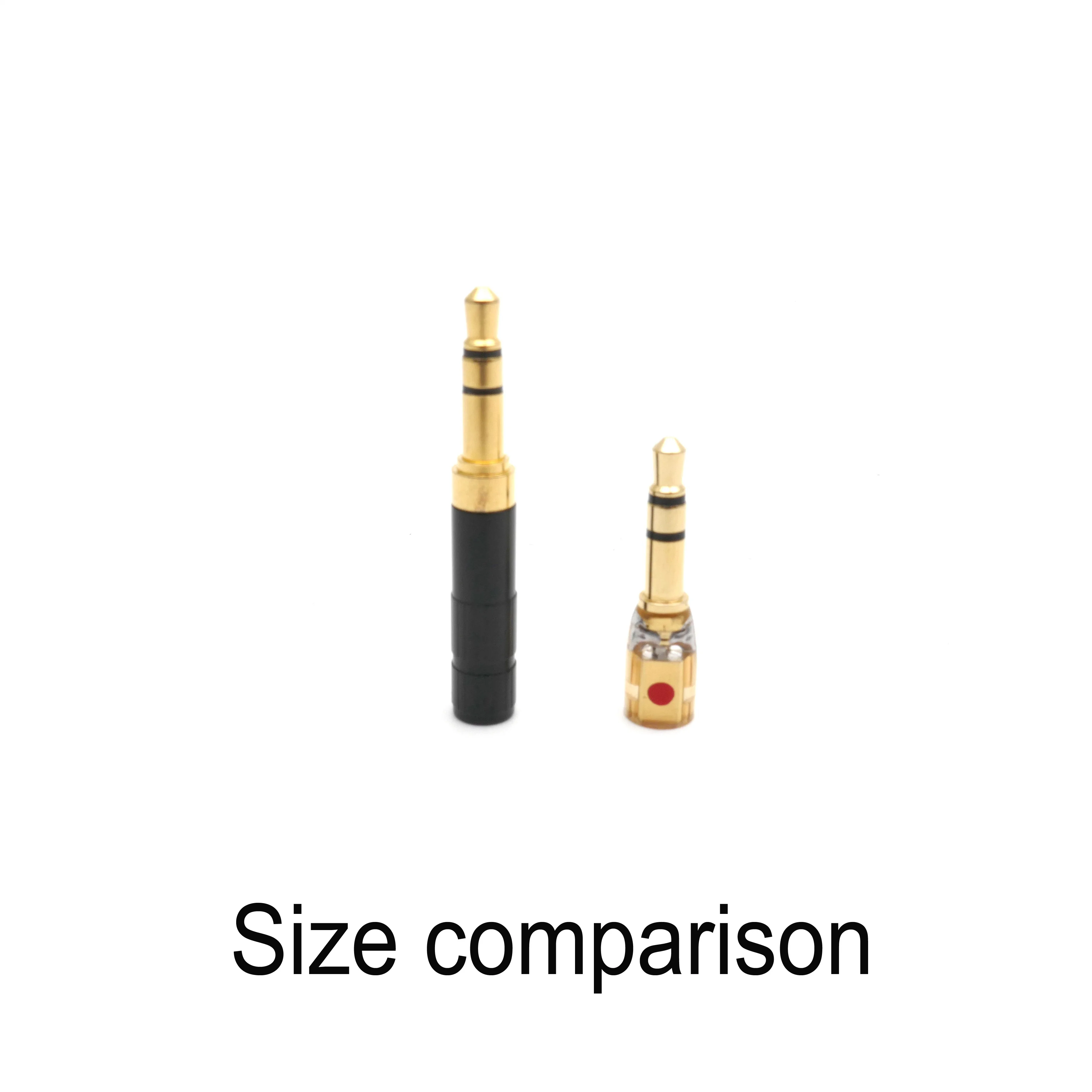 MMCX/0.78MM Flat/Groove A2DC Female To 3.5MM 3.5 Male Plug Connector Adapter Converter Covertor for Hifiman 1000 T1 Z1R T5P