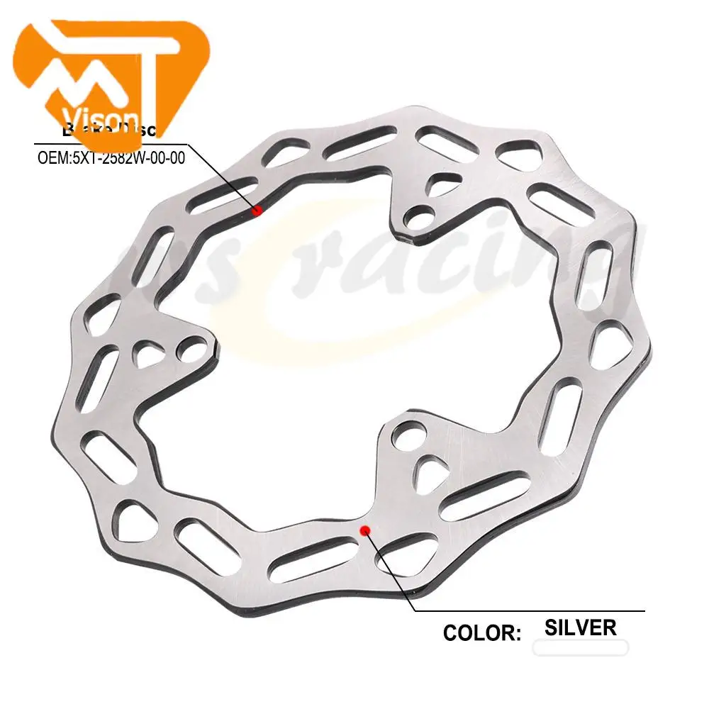 

Motorcycles Rear Brake Disc Wavy Rotor For Yamaha XT225 Serrow 97-98 XT250 Tricker 04-06 XT250 X 06-08 XTZ 250 07-08 XT250 08-21
