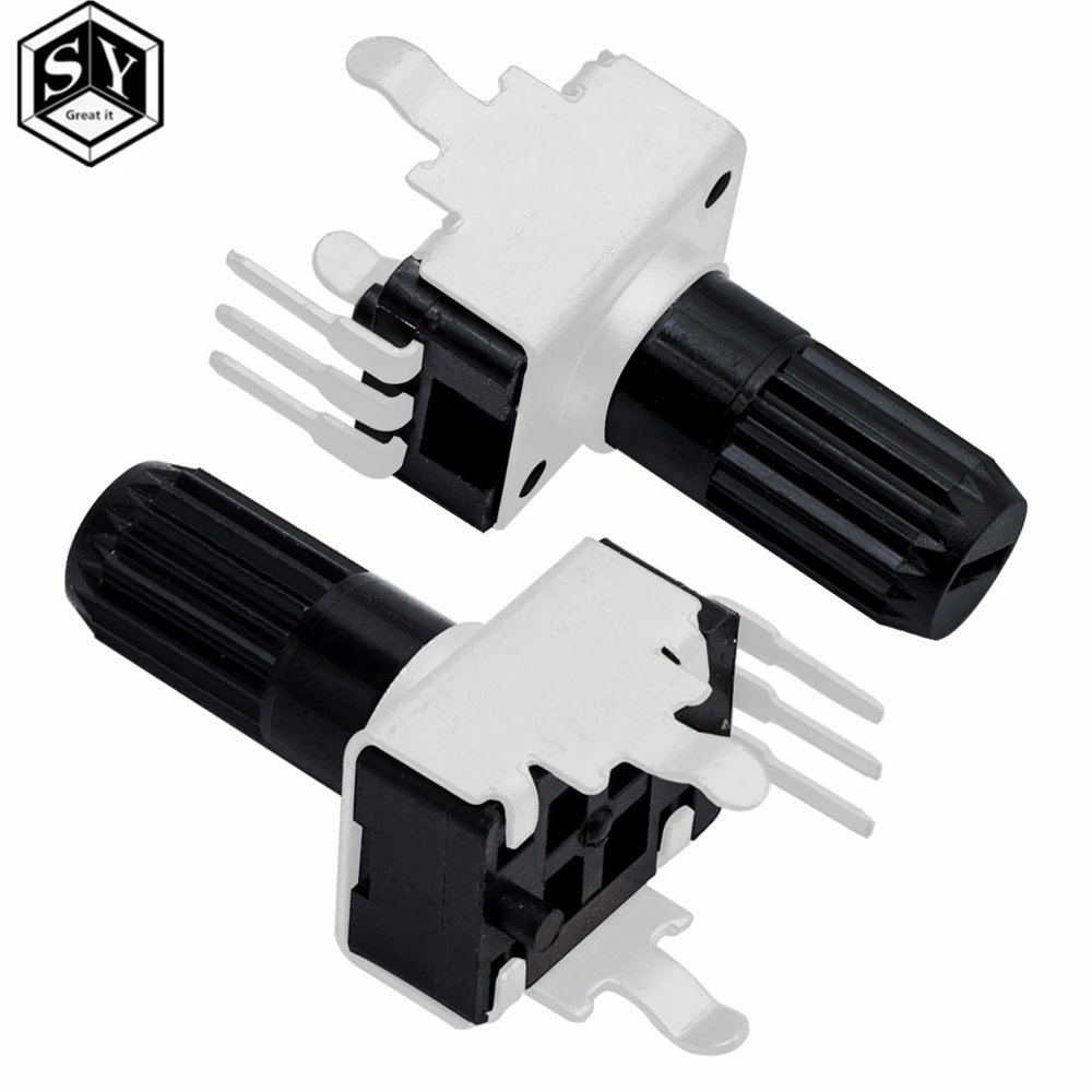 Adjustable Resistor 10PCS Rv09 Vertical 12.5mm Shaft 1k 2k 5k 10k 20k 50k 100k 0932 9 Type 3pin Seal Potentiometer