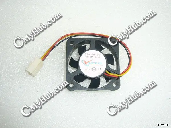 

Для VETTE A4010H12S DC12V 0.11A 4010 4 см 40 мм 40x40x10 мм 3pin охлаждающий вентилятор A4010H12S
