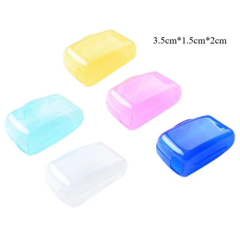 5pcs Portable toothbrush case Travel portable toiletry toothbrush case Toothbrush head protective toothbrush case