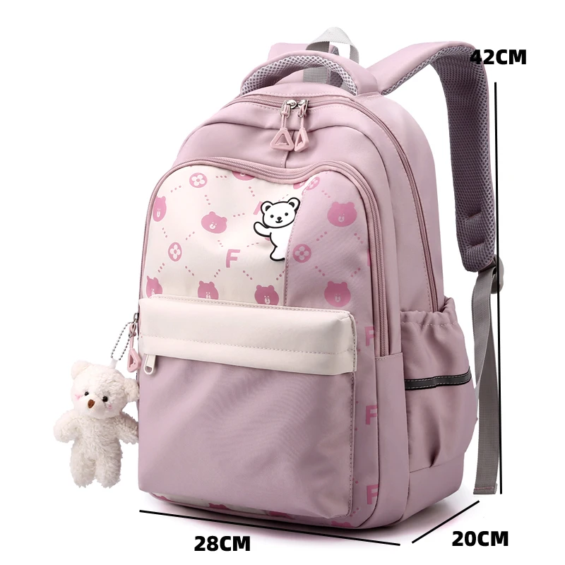 Sac à Dos Kawaii De Grande Capacité Pour Femme Et Adolescente, Cartable D' École, Pour Ordinateur Portable, Mignon, De Voyage