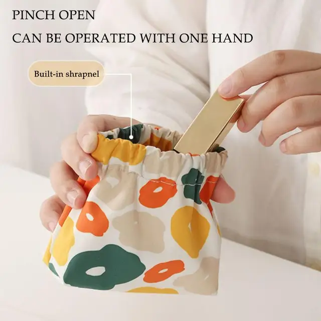 Shrapnel Nyomtatási Tároló Táska Vízálló Töredék Nyomtatott Zseb Piros Mini Érme Pénztárca - Image 6