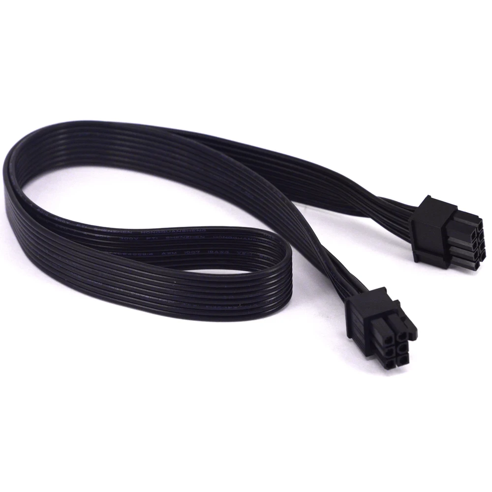 PCI Express 6pin to 6+2Pin Power Supply Cable GPU 6pin 8pin power cord For Corsair HX W Series HX520W HX620W HX650W Power Supply