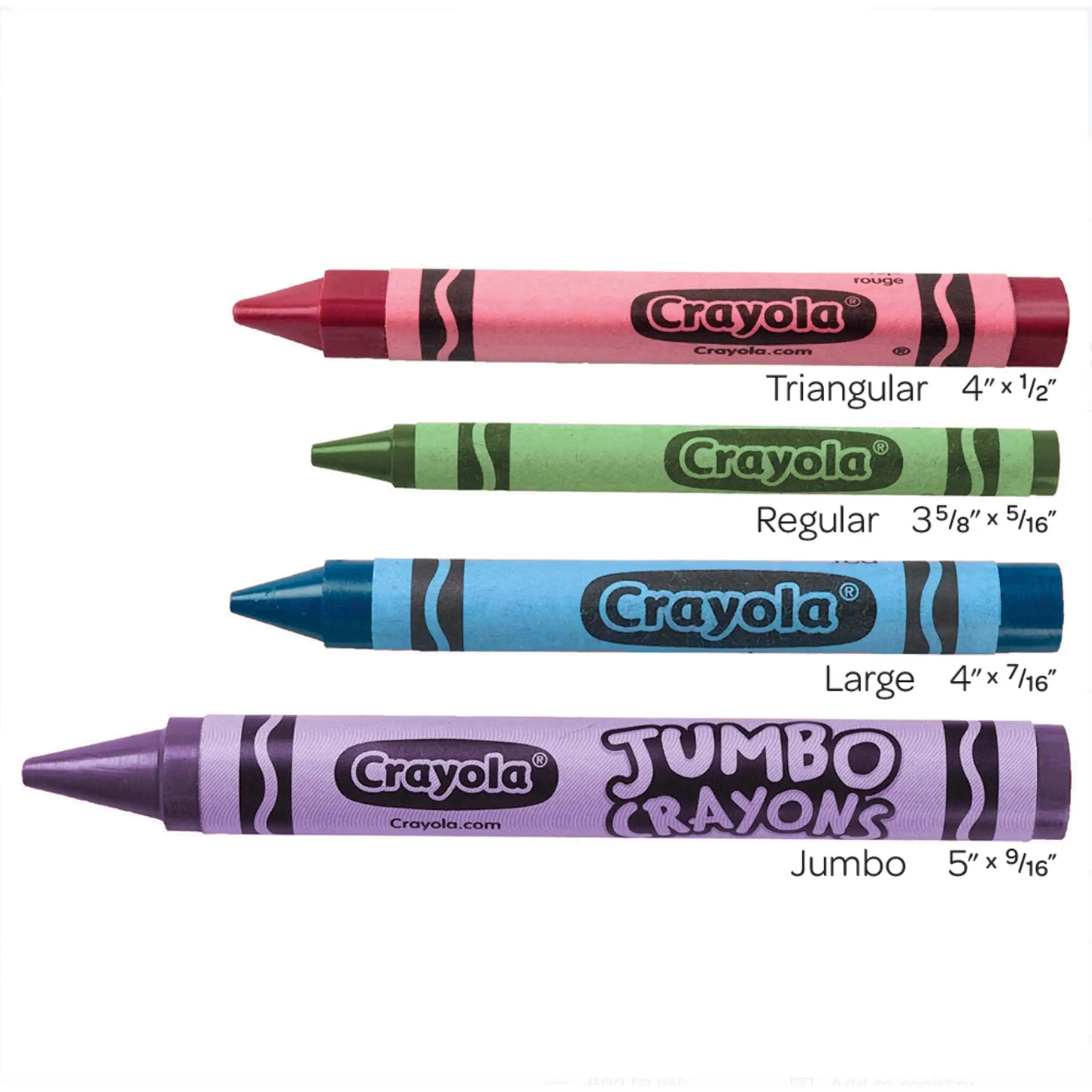 Crayola 크레용 - 64개, 어린이 크레용, 교실용 개학 공예 용품, 무독성, 3세 이상, 어린이 장난감