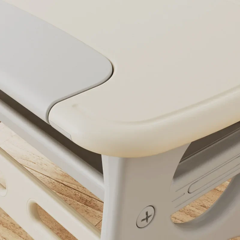 Children's Table With Chairs Early Education Room Desks Flip Small Desk Upright Sitting Children's Table Double Structure