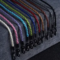 Lunettes en cuir pour hommes et femmes, 1 pièce, chaîne en corde tissée, à lacets, pour Sports de plein air, antidérapantes, accessoire ﻿ (11 couleurs au choix) 1