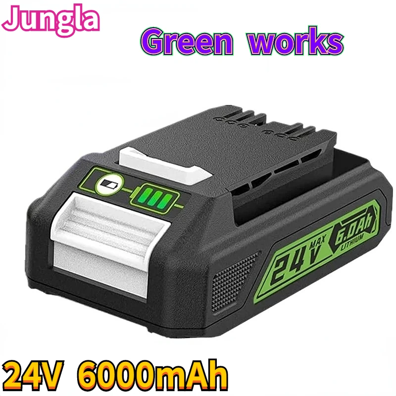 

Сменный литиевый аккумулятор greenworks 24 В 20352 Ач, bag708.29842, совместимый с инструментами greenworks для аккумуляторов 22232 24 В