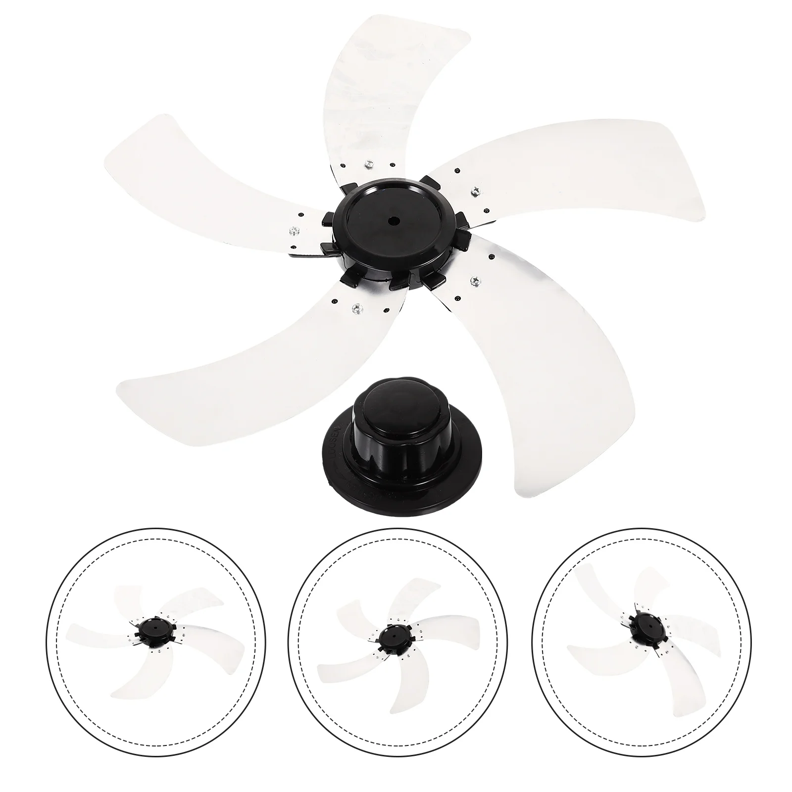 

Plastic Fan Blades Electric Fan Leaves Nut Cover Pedestal Fan Blades Floor Fan Table Fanner Replacement 18 Inch Table Fan