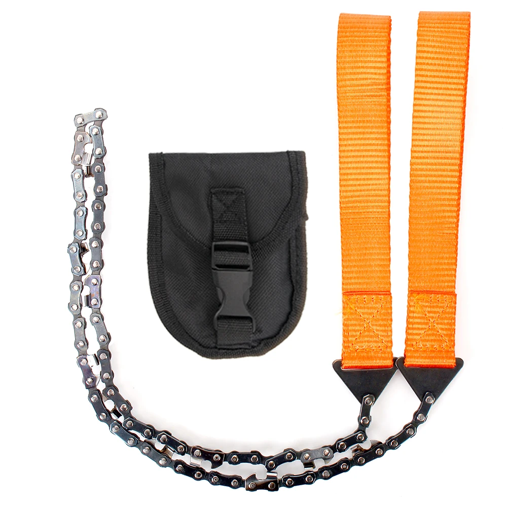 Hand Zipper Saw Emergency Camping Hiking Tool Garden Logging Portable Survival Chain Saw Outdoor Tools 11 Sawtooth