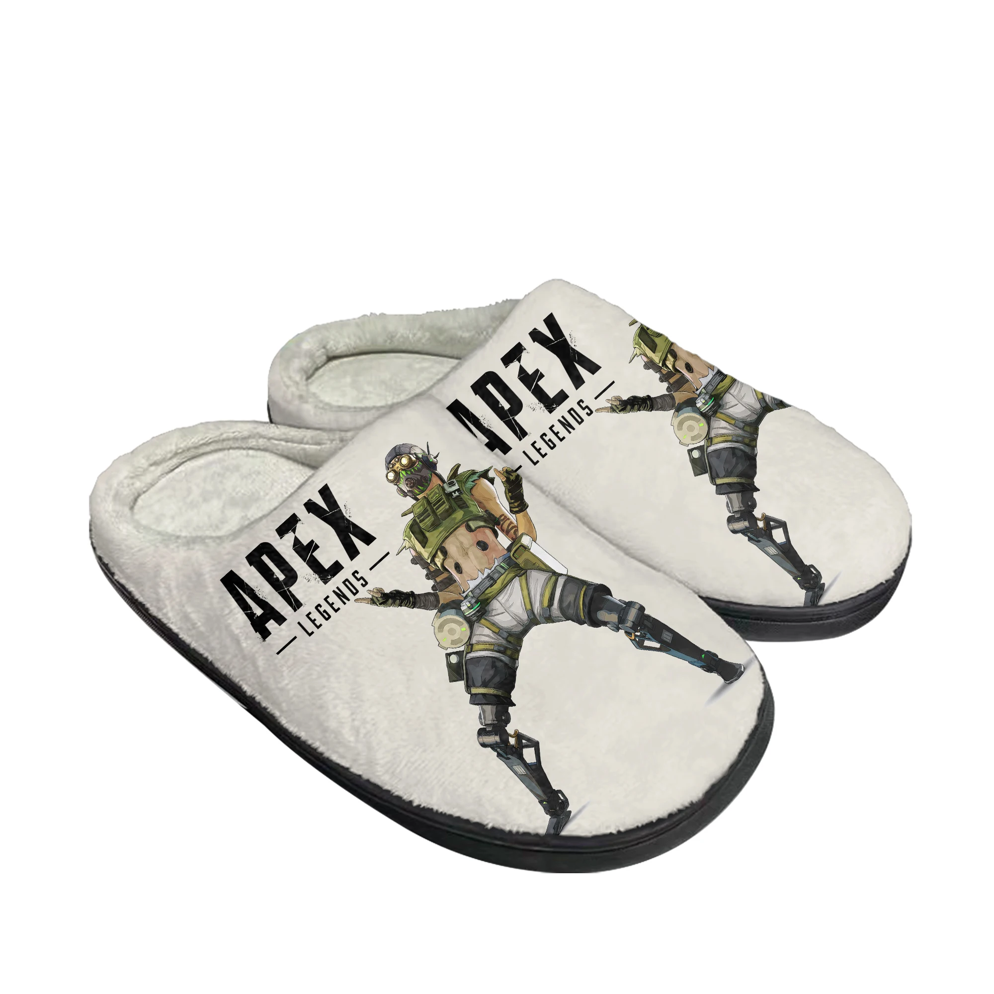 

Cartoon Game Apex Legends Octane Home Cotton Slippers Men Women Plush Bedroom Casual Keep Warm Shoes Fashion Tailor Made Slipper