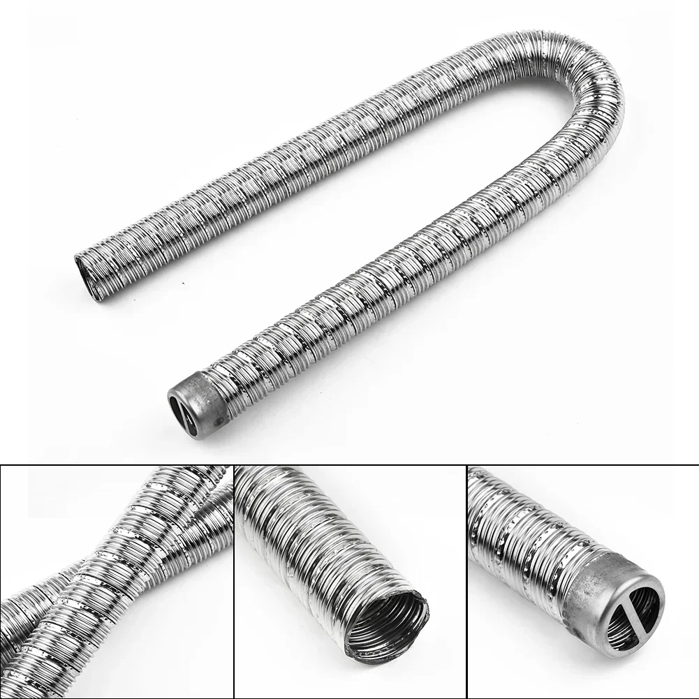 Exhaust Hose Pipe Tube 60cm 22mm Stainless Steel Air Diesel Exhaust Pipe Cap For Webasto For Eberspacher Airtop 2000S/2000ST