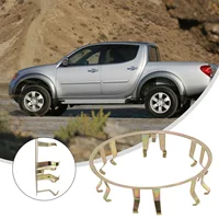 1Pc Metal Cap Clip Hub Wheel Ring For Mitsubishi For Pajero L200 MB624908 Center Retainer Car Hub Center Cover Fixing Ring Clamp 2